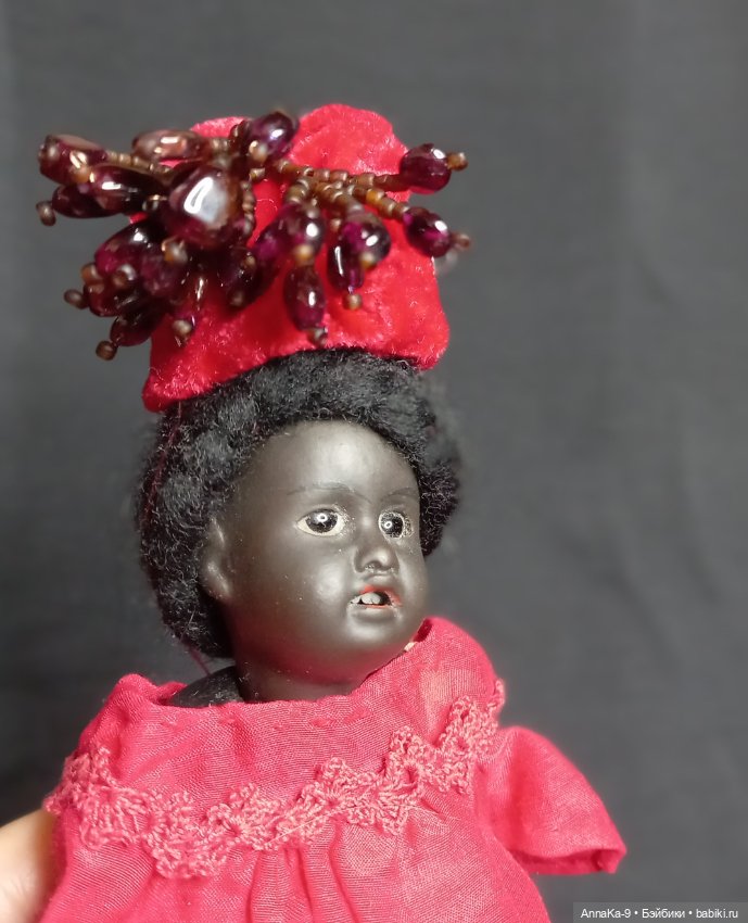 Шляпки и боннеты — Антикварные куклы Mignonette (Миньонетта): карманные (фото 3)