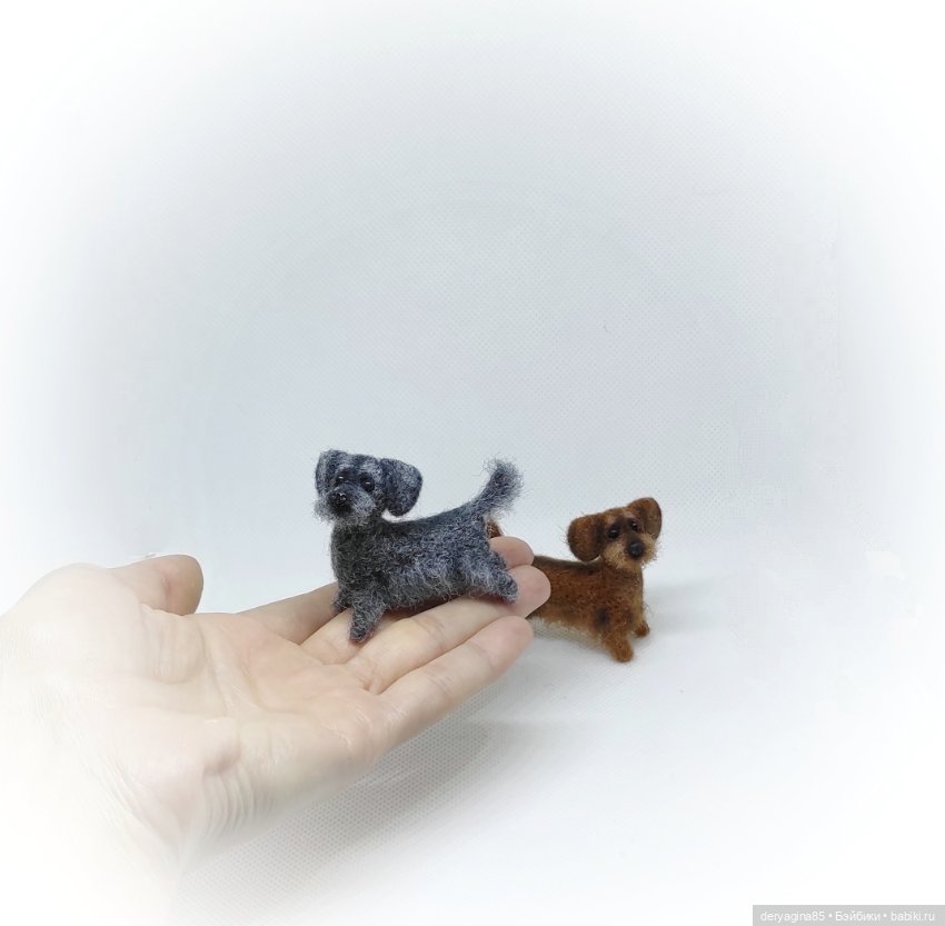 Дворняжки — Валяные игрушки из шерсти: сухое валяние (фото 3)