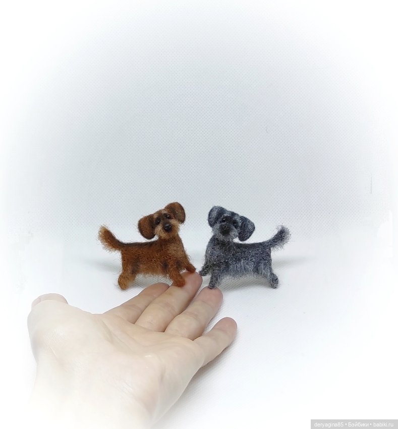 Дворняжки — Валяные игрушки из шерсти: сухое валяние (фото 2)