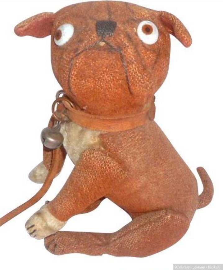 Антикварные кукольные собачки