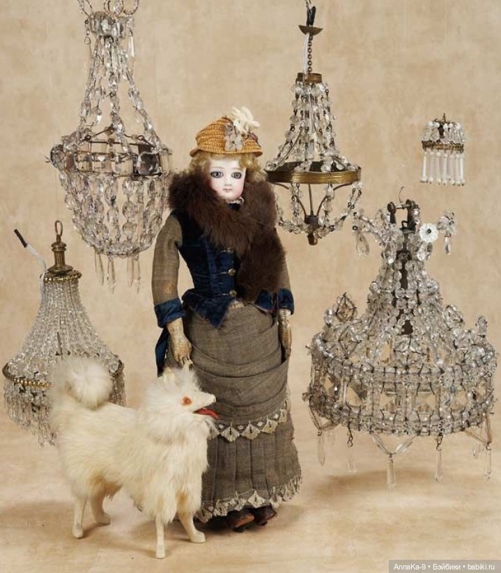 Антикварные кукольные собачки (фото 5)