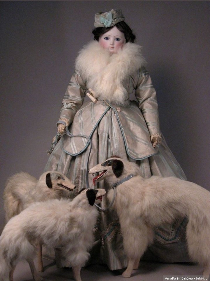 Антикварные кукольные собачки (фото 6)