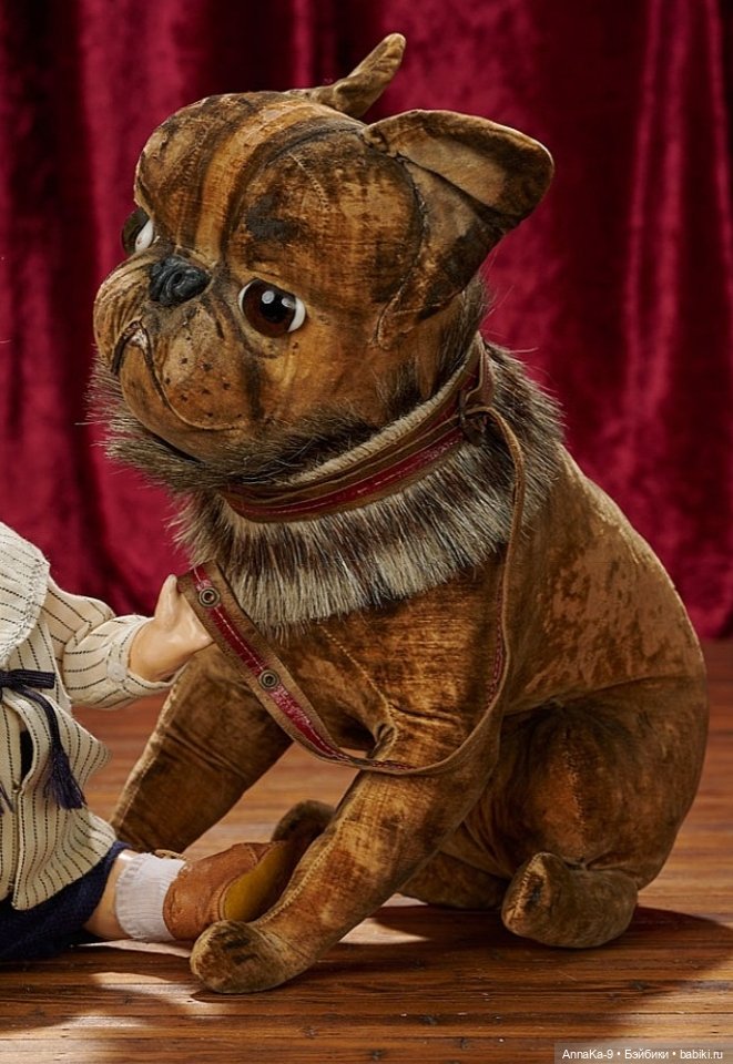 Антикварные кукольные собачки