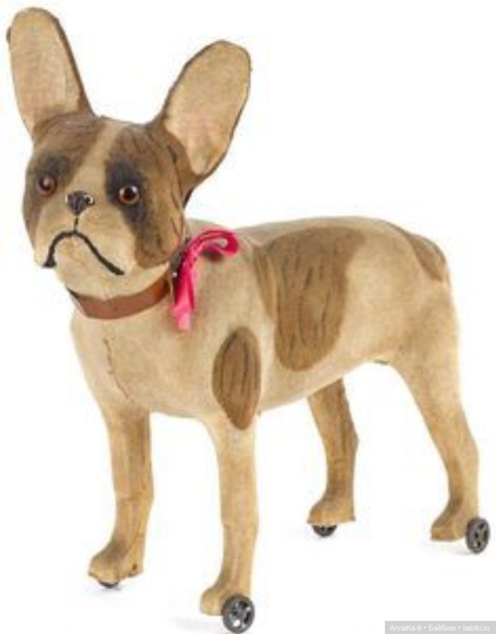 Антикварные кукольные собачки