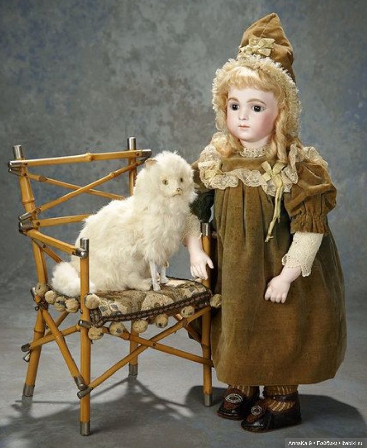 Антикварные кукольные собачки (фото 8)