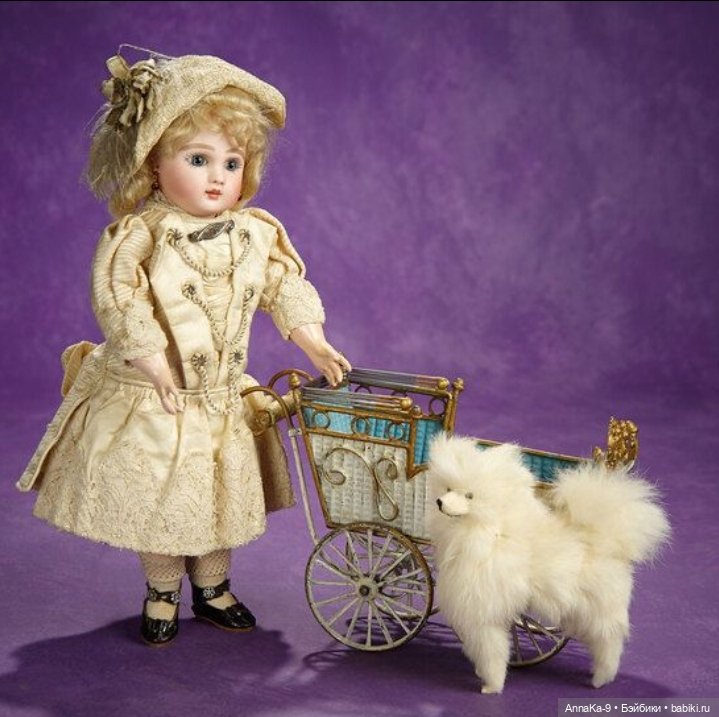 Антикварные кукольные собачки (фото 9)