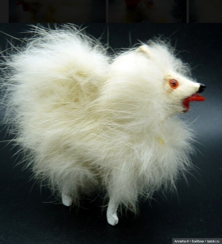 Антикварные кукольные собачки