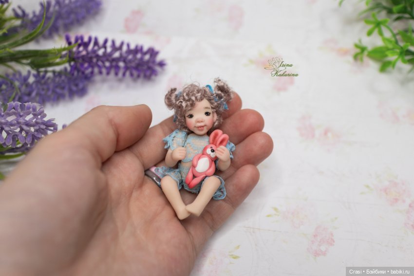 Подвижная Дюймовочка в корзинке (фото 3)