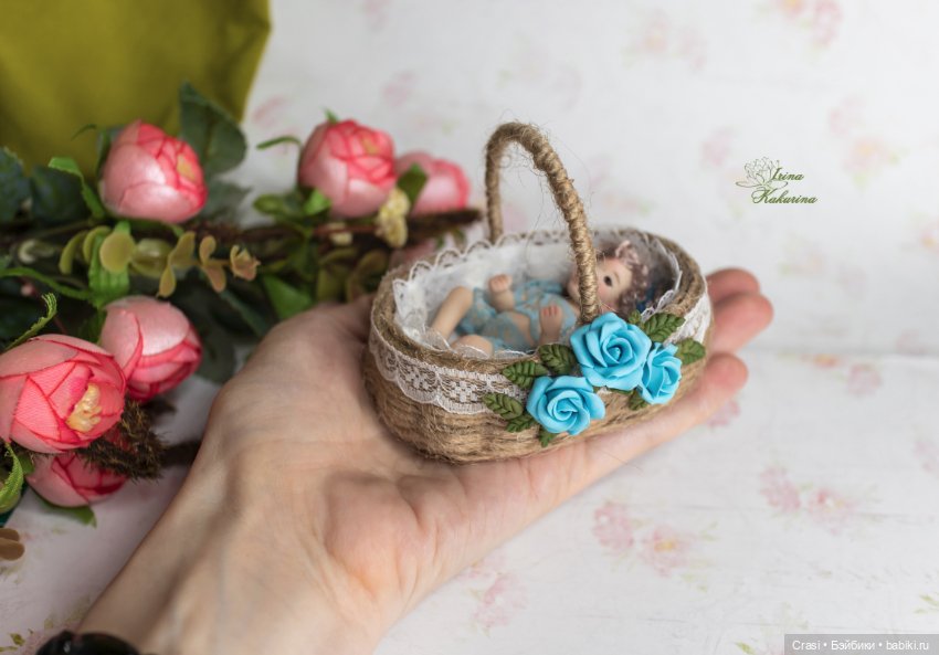 Подвижная Дюймовочка в корзинке (фото 9)