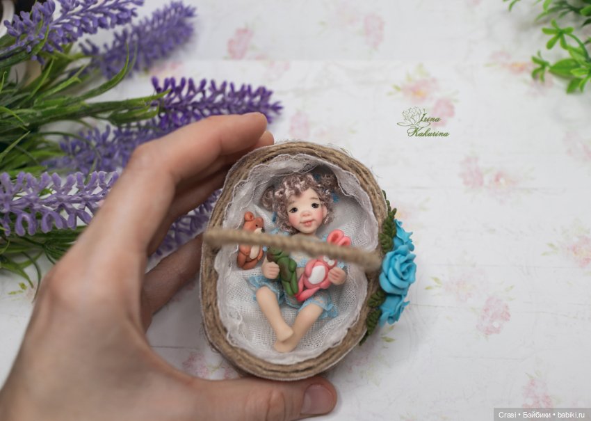 Подвижная Дюймовочка в корзинке (фото 6)