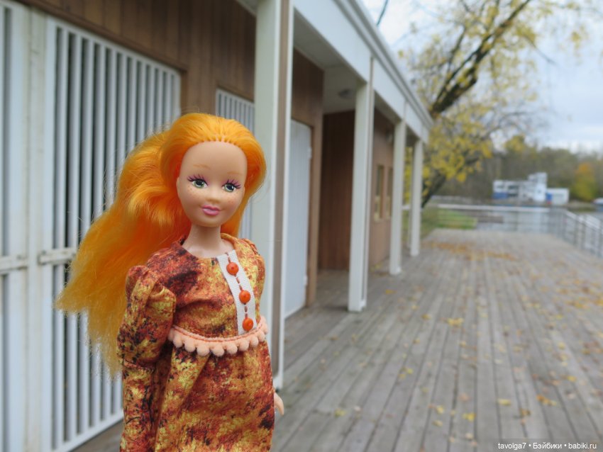 Золотая осень в усадебном парке в Москве