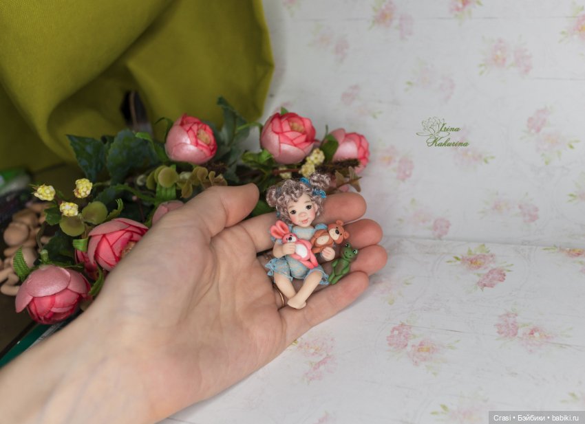 Подвижная Дюймовочка в корзинке (фото 10)