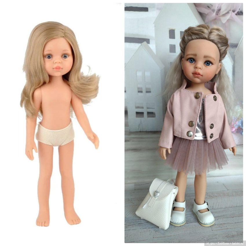 До и после — ООАК Paola Reina (Паола Рейна) и испанских кукол: перерисовка (фото 5)