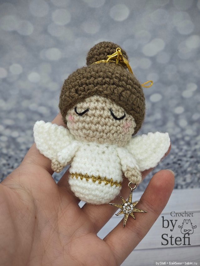 Ангелочек — Вязаные игрушки и амигуруми: крючком