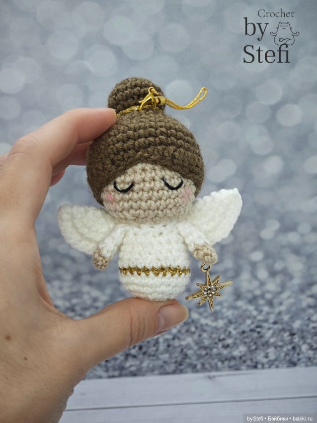 Ангелочек — Вязаные игрушки и амигуруми: крючком (фото 6)