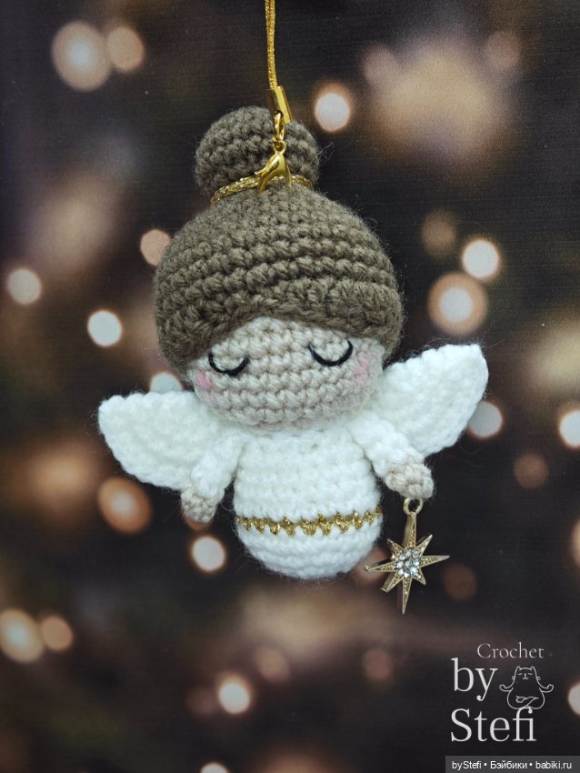 Ангелочек — Вязаные игрушки и амигуруми: крючком