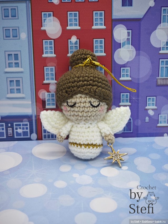 Ангелочек — Вязаные игрушки и амигуруми: крючком (фото 7)