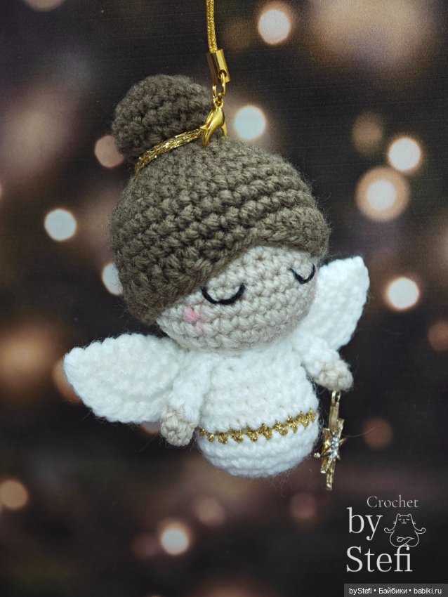 Ангелочек — Вязаные игрушки и амигуруми: крючком