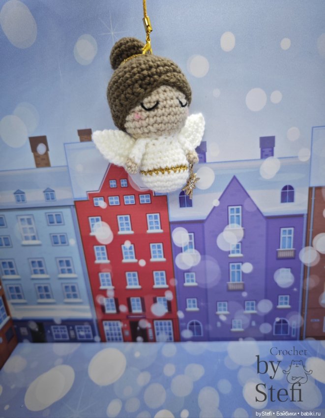 Ангелочек — Вязаные игрушки и амигуруми: крючком (фото 9)