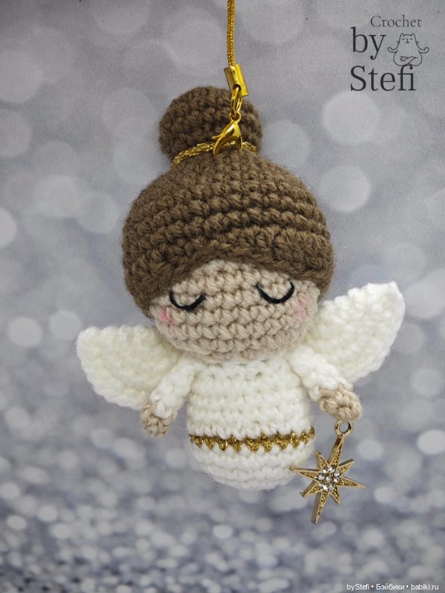 Ангелочек — Вязаные игрушки и амигуруми: крючком (фото 3)
