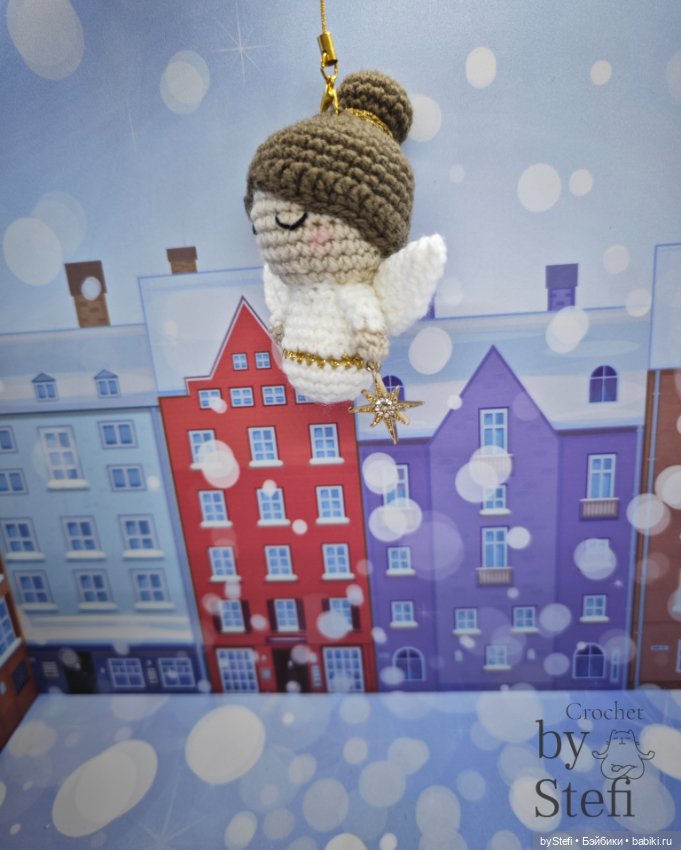 Ангелочек — Вязаные игрушки и амигуруми: крючком (фото 8)