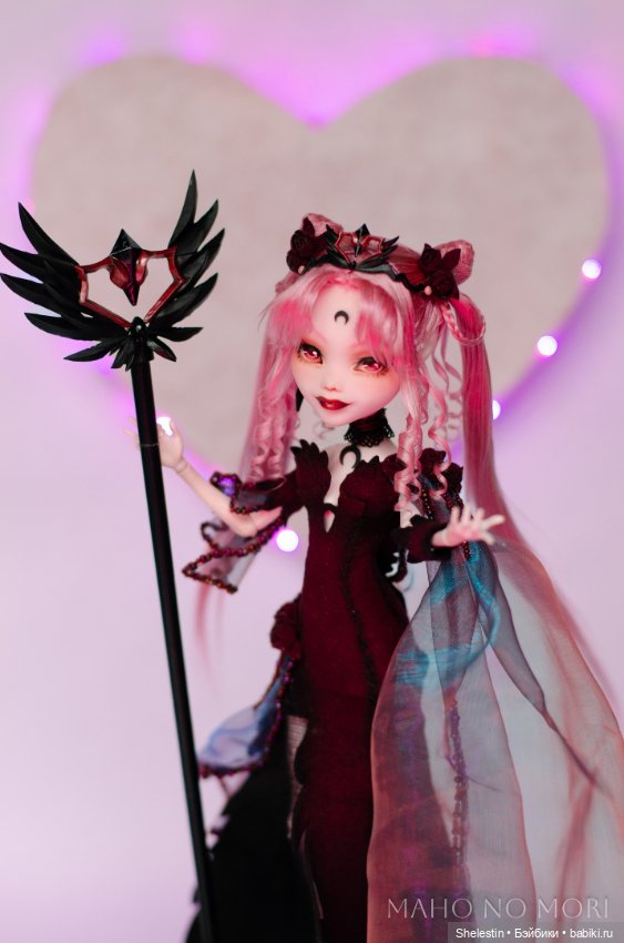 Темная Леди — ООАК Monster High и Ever After High: репейнт (фото 9)