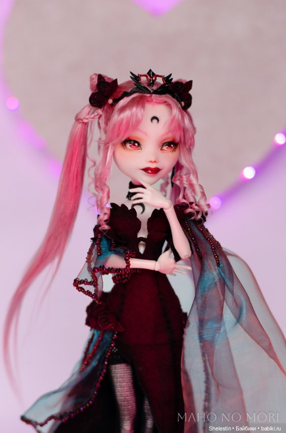 Темная Леди — ООАК Monster High и Ever After High: репейнт (фото 3)