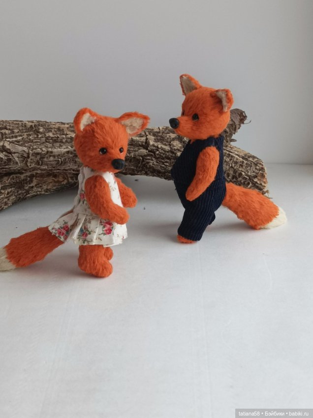 Лисичка Алиса и лис Арчи — Авторские мишки Тедди и друзья: фото (фото 3)