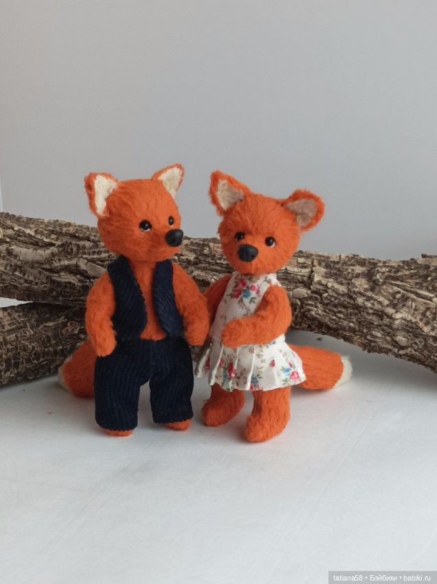 Лисичка Алиса и лис Арчи — Авторские мишки Тедди и друзья: фото