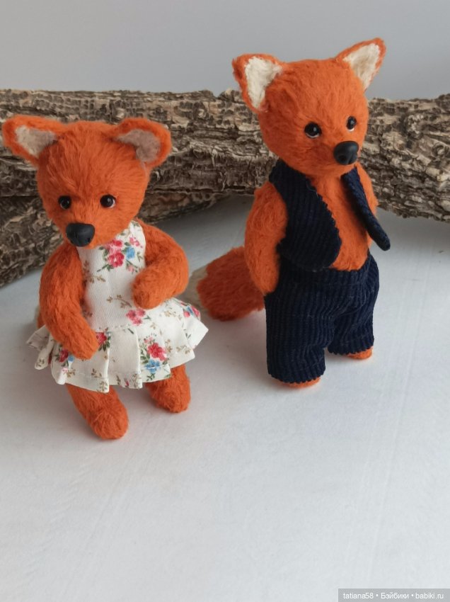 Лисичка Алиса и лис Арчи — Авторские мишки Тедди и друзья: фото (фото 8)
