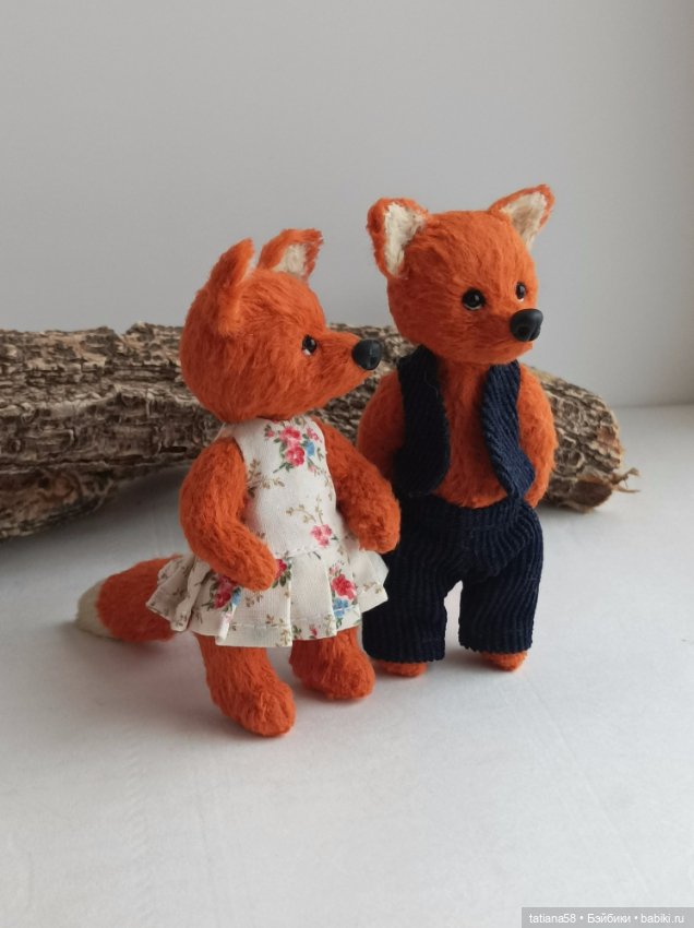Лисичка Алиса и лис Арчи — Авторские мишки Тедди и друзья: фото (фото 5)