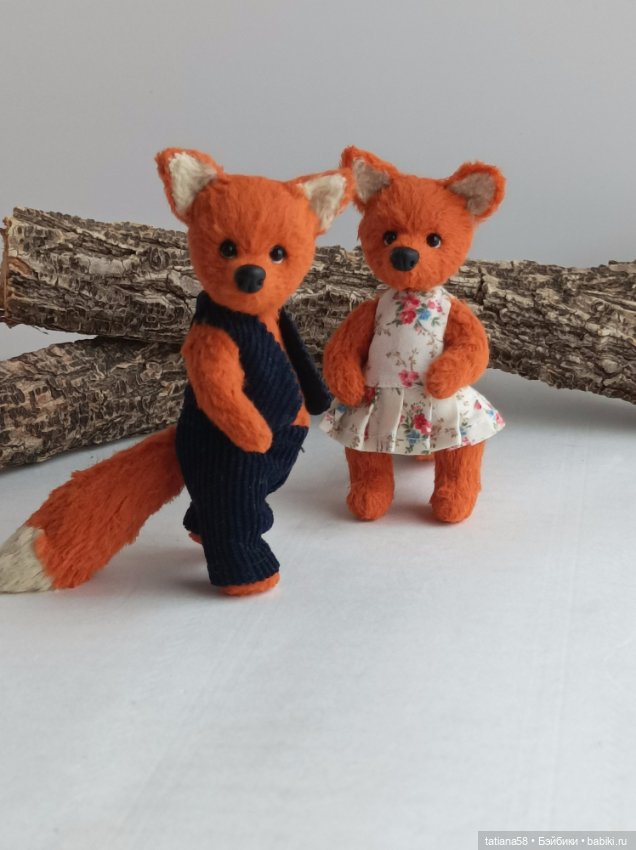 Лисичка Алиса и лис Арчи — Авторские мишки Тедди и друзья: фото (фото 2)