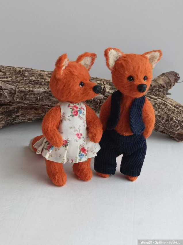 Лисичка Алиса и лис Арчи — Авторские мишки Тедди и друзья: фото (фото 4)