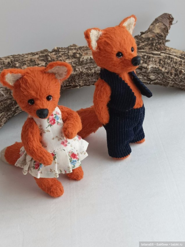 Лисичка Алиса и лис Арчи — Авторские мишки Тедди и друзья: фото (фото 7)