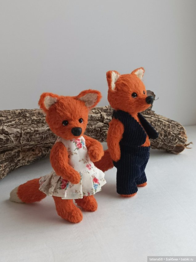 Лисичка Алиса и лис Арчи — Авторские мишки Тедди и друзья: фото (фото 6)