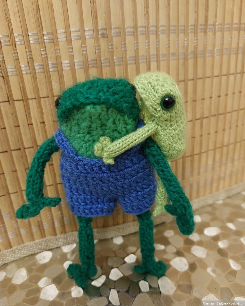 Лягухи — Вязаные игрушки и амигуруми: крючком