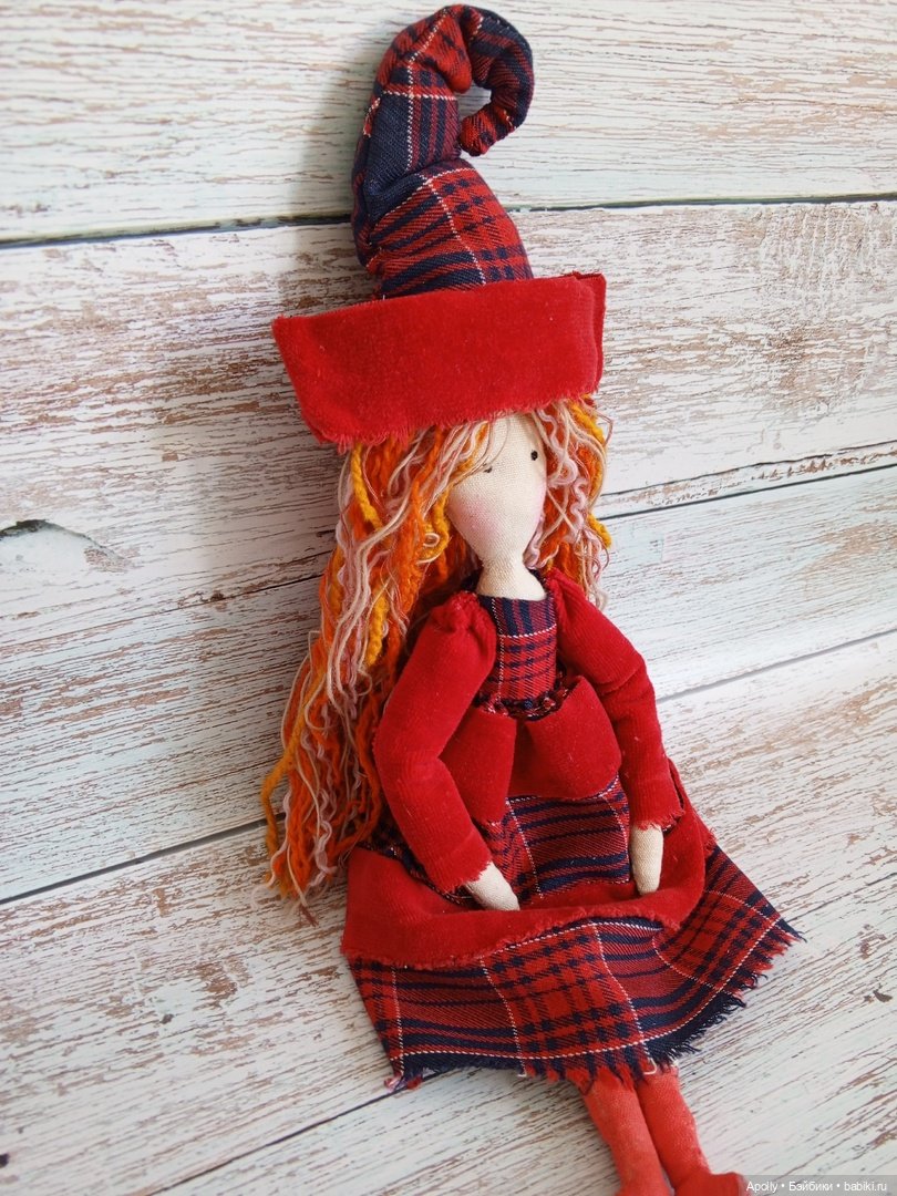 Ведьмочка Лиса — Авторские текстильные куклы: Вальдорфские (фото 3)