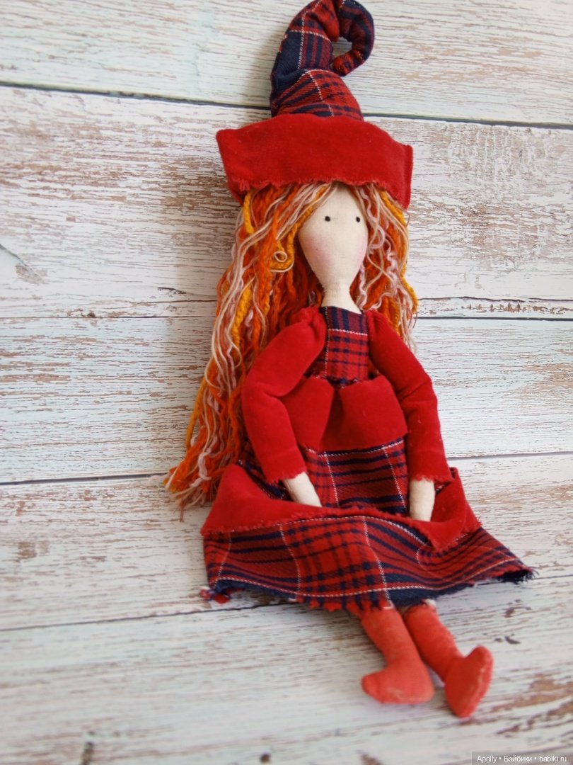 Ведьмочка Лиса — Авторские текстильные куклы: Вальдорфские (фото 10)