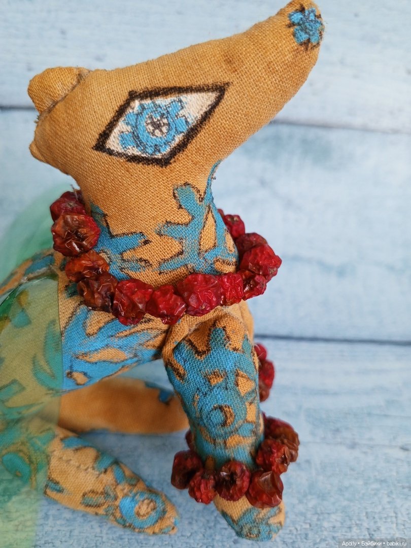 Крылатый пёсель — Текстильные игрушки и примитивы: кофейные (фото 10)