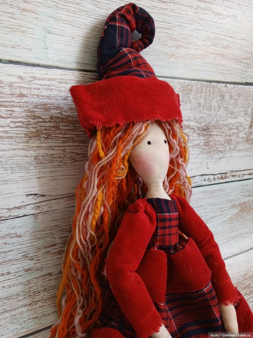 Ведьмочка Лиса — Авторские текстильные куклы: Вальдорфские (фото 4)