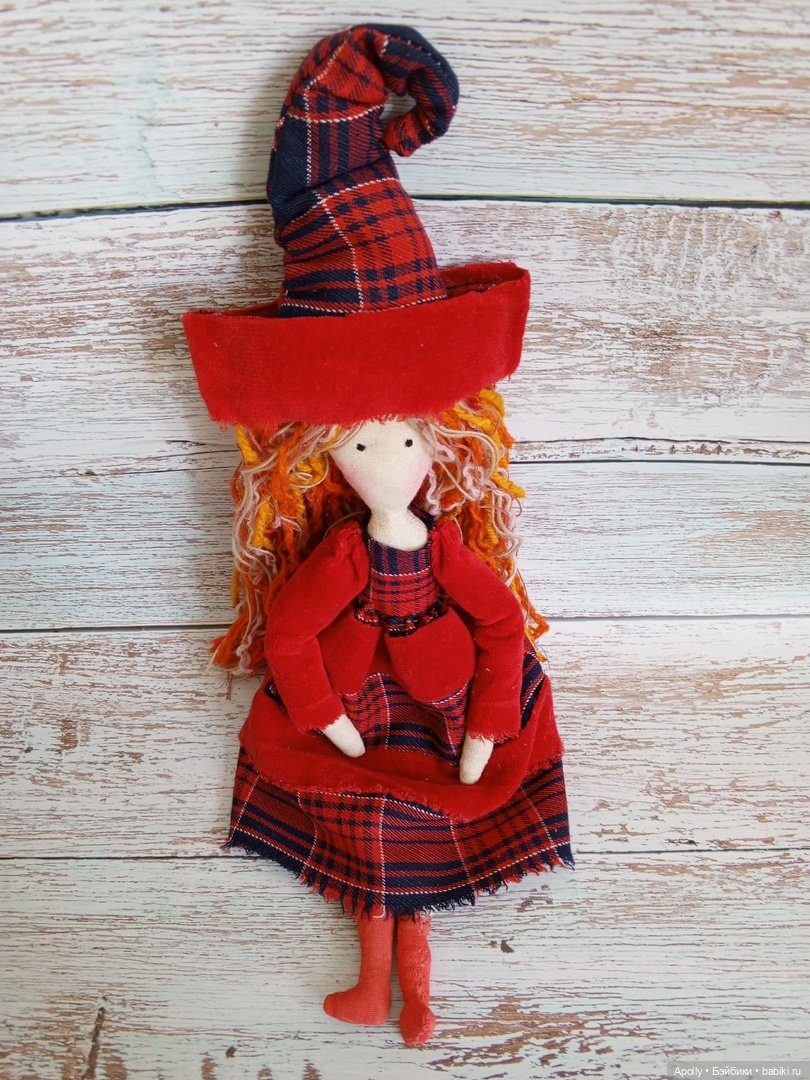 Ведьмочка Лиса — Авторские текстильные куклы: Вальдорфские (фото 8)