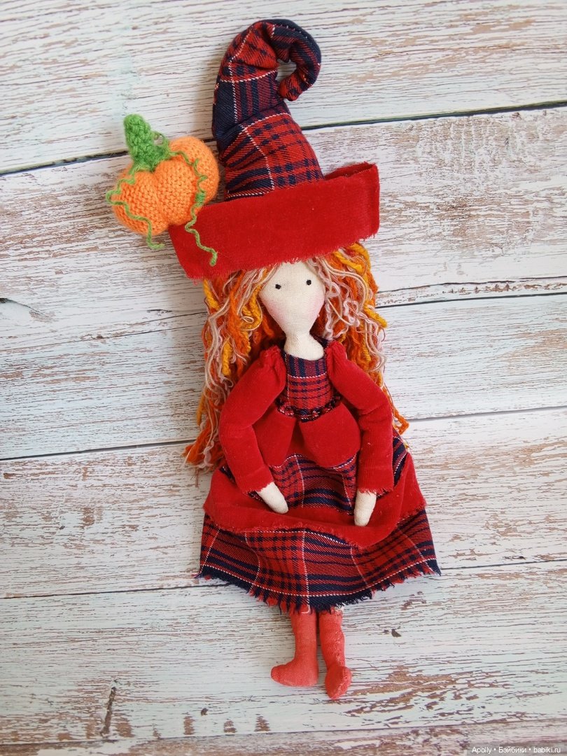 Ведьмочка Лиса — Авторские текстильные куклы: Вальдорфские (фото 7)
