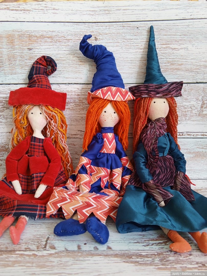 Ведьмочка Лиса — Авторские текстильные куклы: Вальдорфские