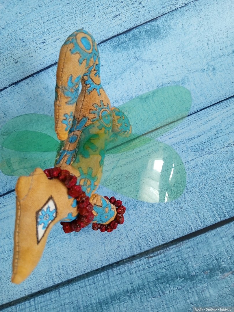 Крылатый пёсель — Текстильные игрушки и примитивы: кофейные (фото 4)