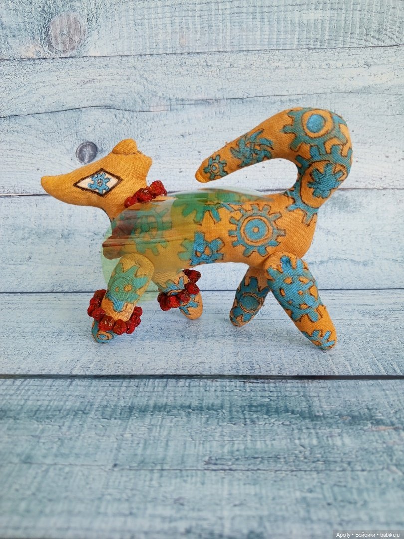 Крылатый пёсель — Текстильные игрушки и примитивы: кофейные (фото 6)