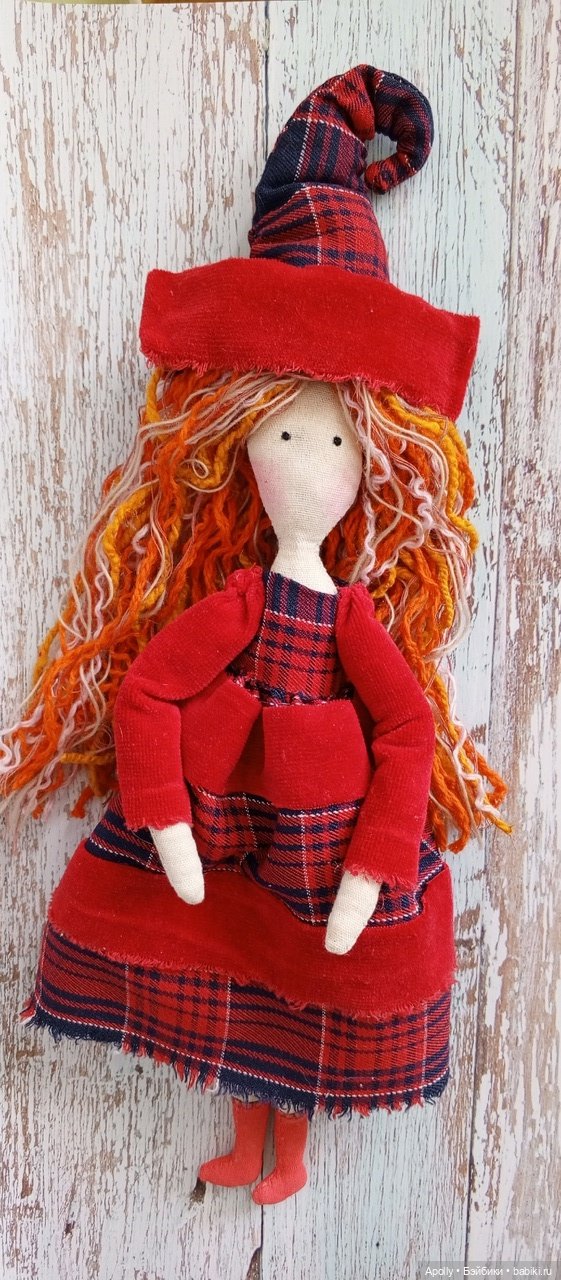 Ведьмочка Лиса — Авторские текстильные куклы: Вальдорфские