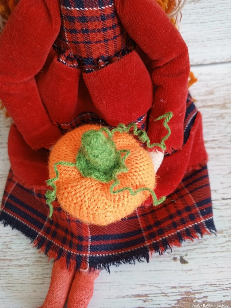 Ведьмочка Лиса — Авторские текстильные куклы: Вальдорфские (фото 5)