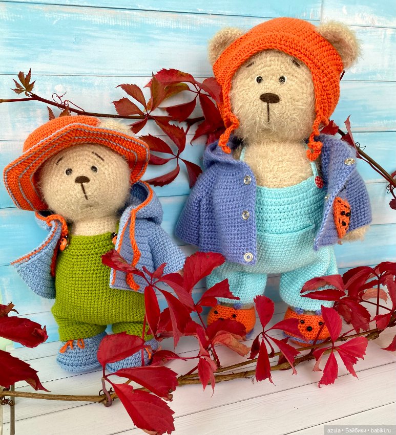 Мишки - братишки — Вязаные игрушки и амигуруми: крючком (фото 10)