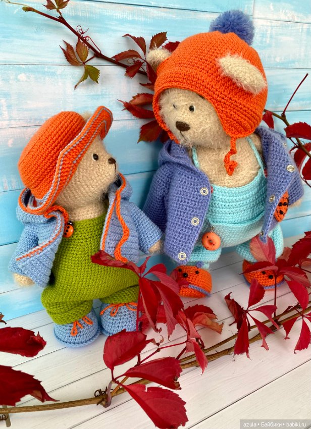 Мишки - братишки — Вязаные игрушки и амигуруми: крючком (фото 9)