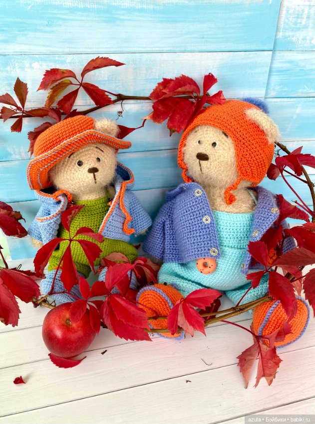Мишки - братишки — Вязаные игрушки и амигуруми: крючком (фото 8)